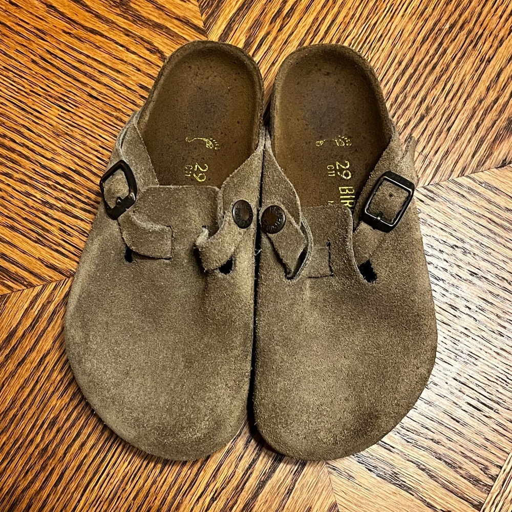 Kids Birkenstock Clogs suede leather